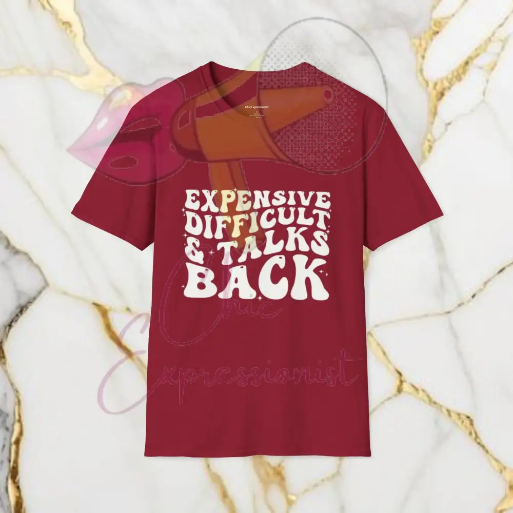 Expensive And Difficult T-Shirt Cardinal Red / S