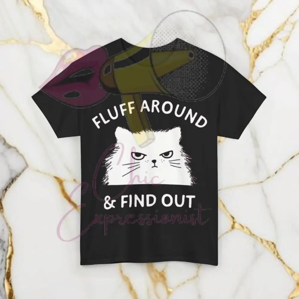 Fluff Around Tee Black / S T-Shirt