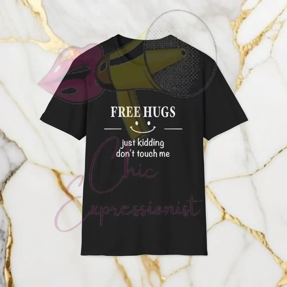 Free Hugs T-Shirt Black / Xs