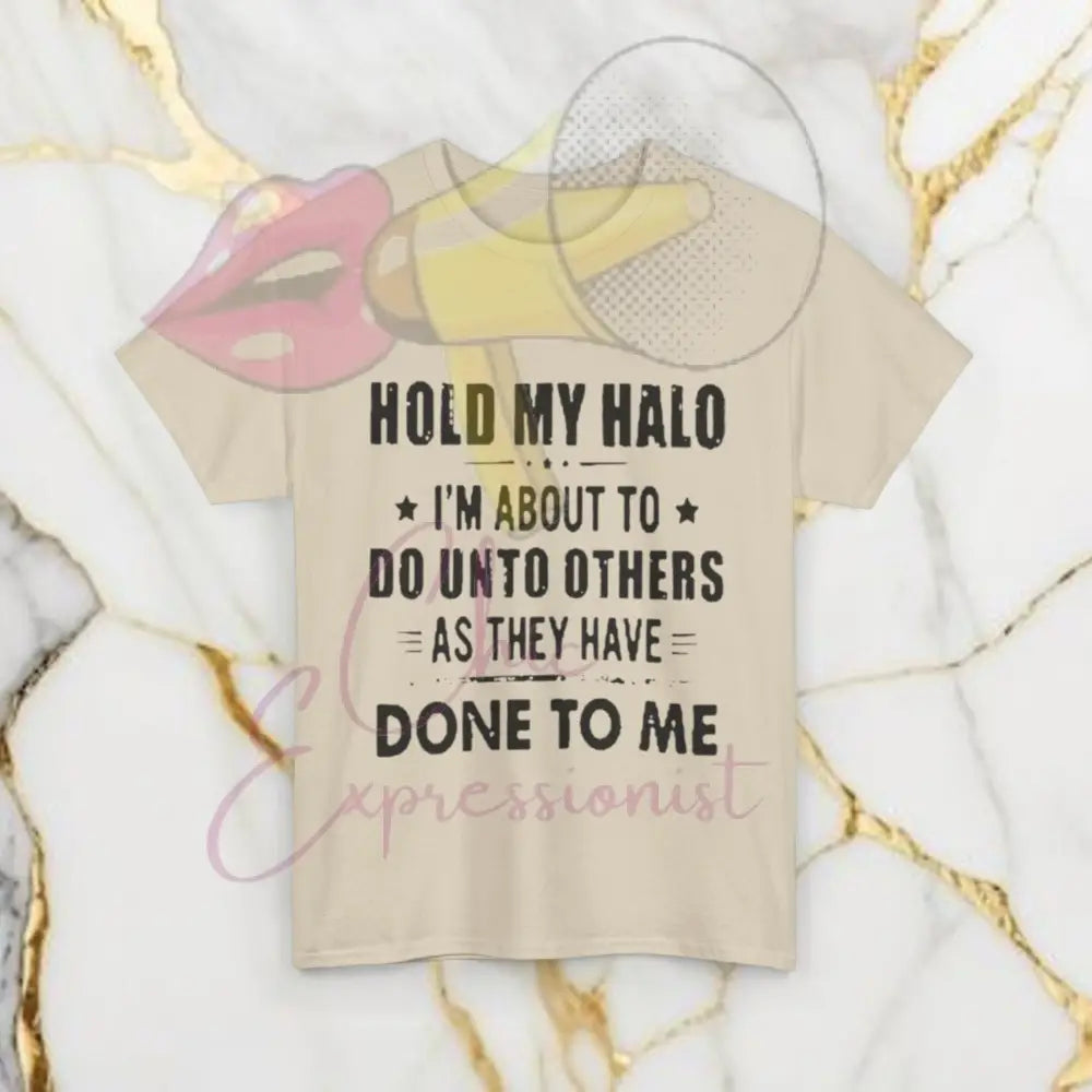 Hold My Halo T-Shirt Sand / S