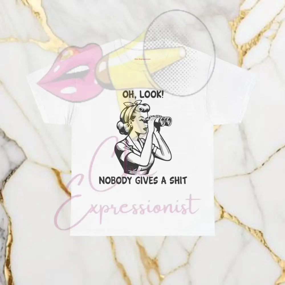 Nobody Gives a Shit T-shirt White / S T-Shirt