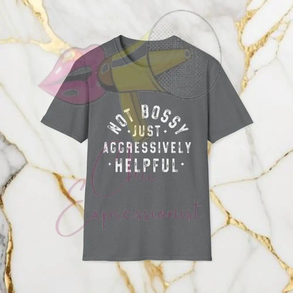 Not Bossy T-Shirt Graphite Heather / S