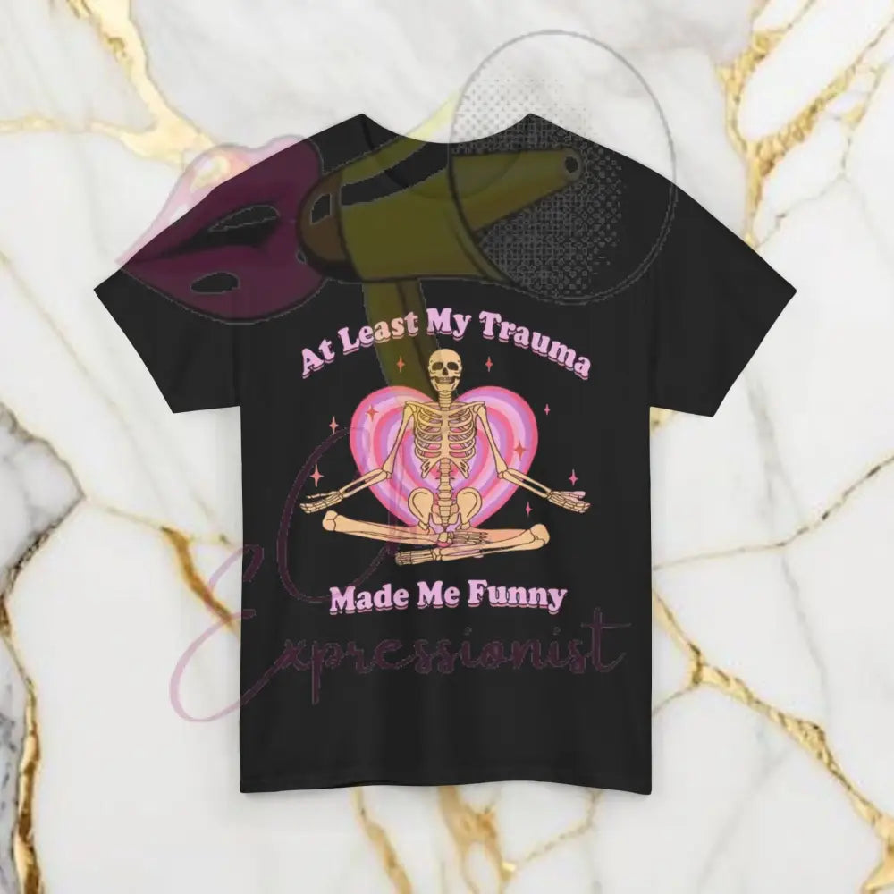 Trauma Funny T-Shirt Black / S T-Shirt