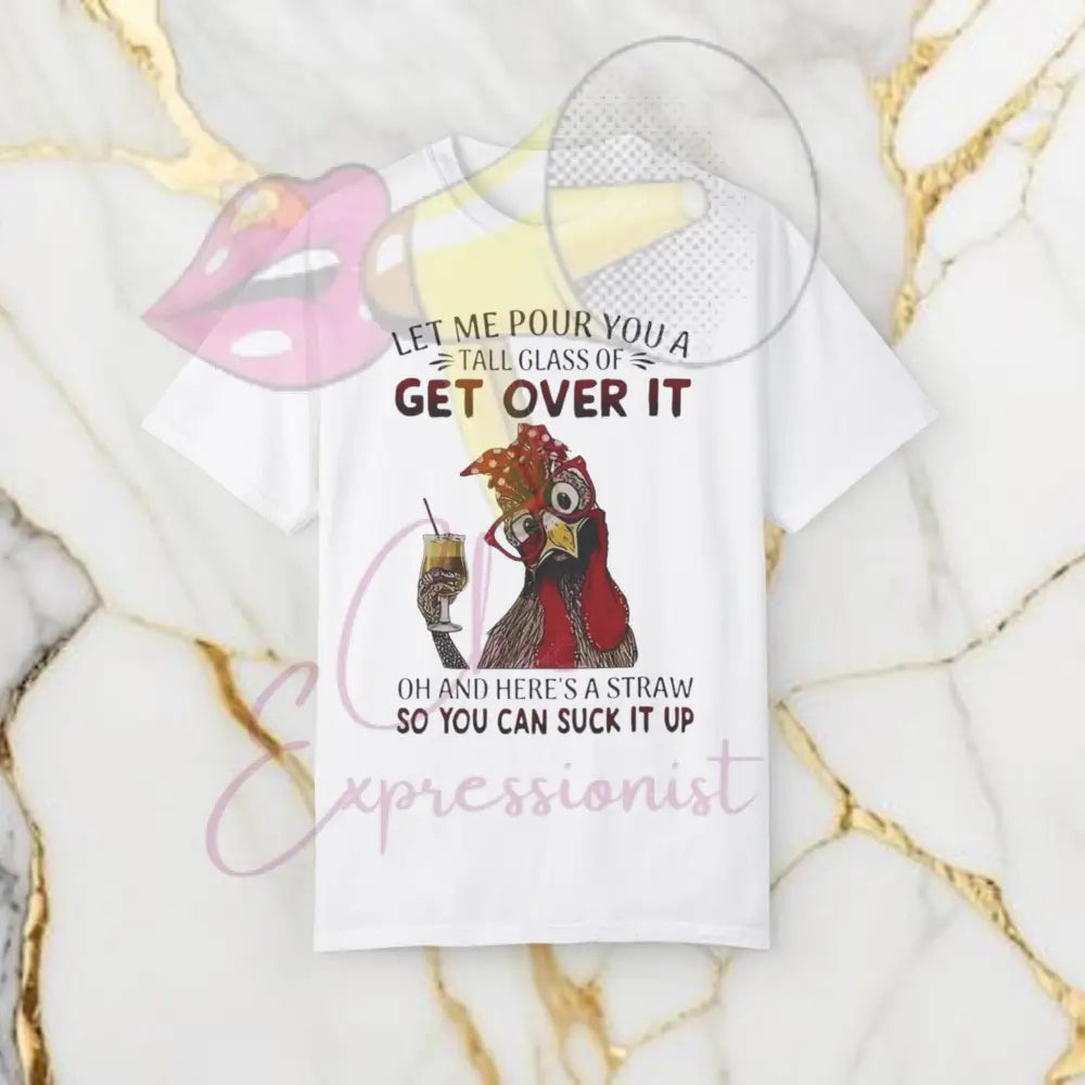 Unisex Get Over It T-Shirt White / S T-Shirt