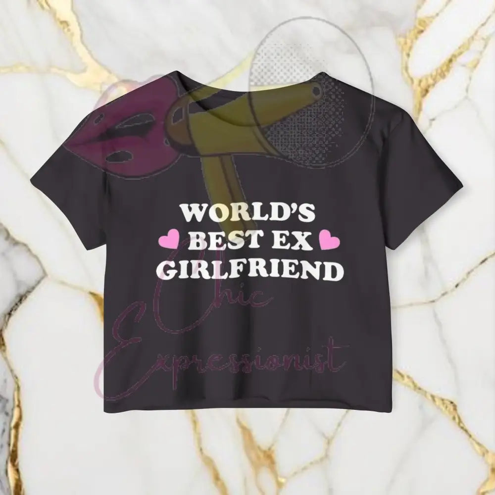 Women’s Festival Crop Top Black / Xs T-Shirt