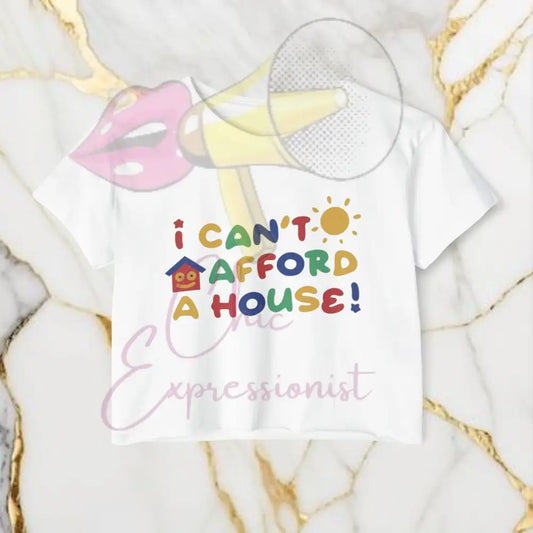 Afford Crop Top White / 2Xl T-Shirt