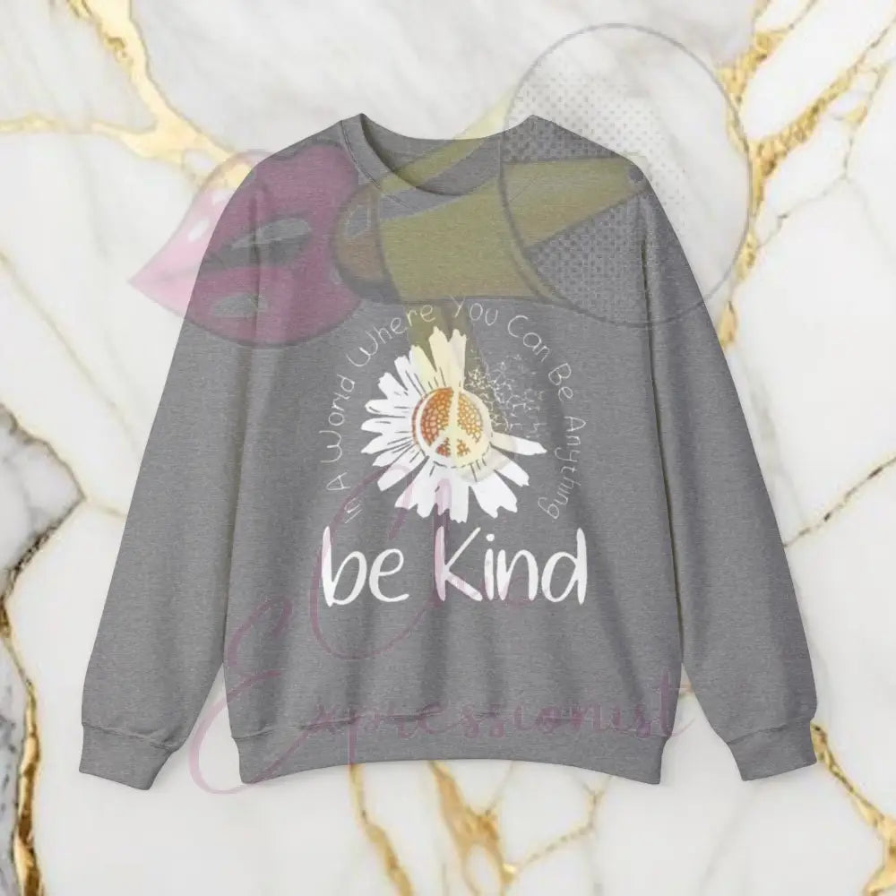 Be Kind Sweatshirt S / Graphite Heather