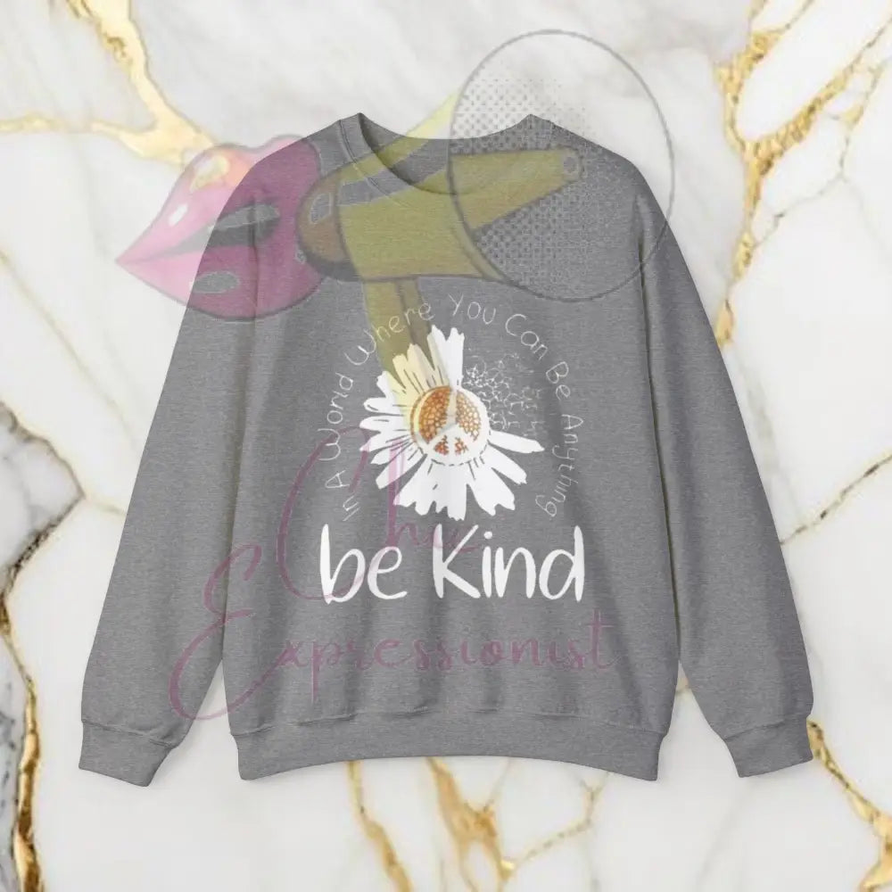 Be Kind Sweatshirt S / Graphite Heather