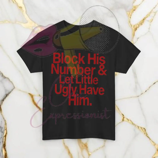 Block His Number T-Shirt Black / S