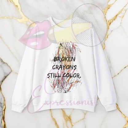 Crayon Sweatshirt S / White