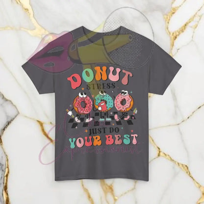 Donut Stress Tshirt Charcoal / S T-Shirt