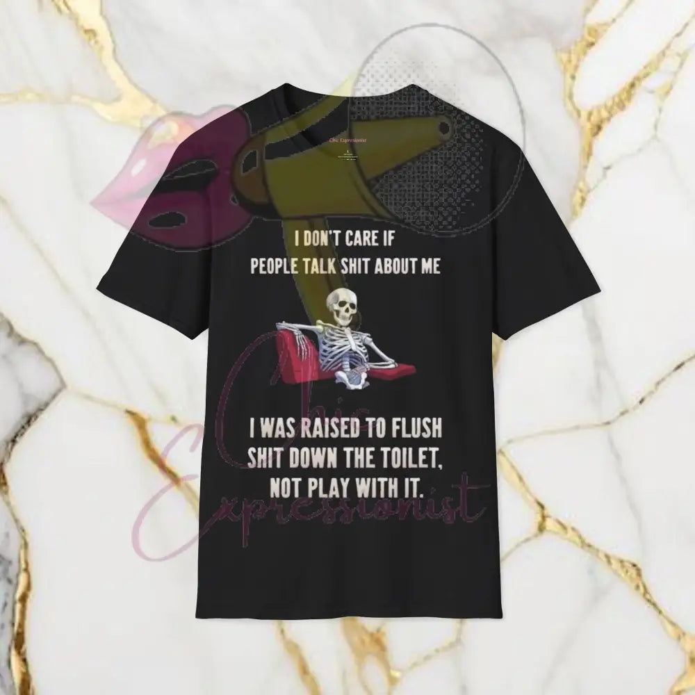 Funny Skeleton Sayings T-Shirt Black / S T-Shirt
