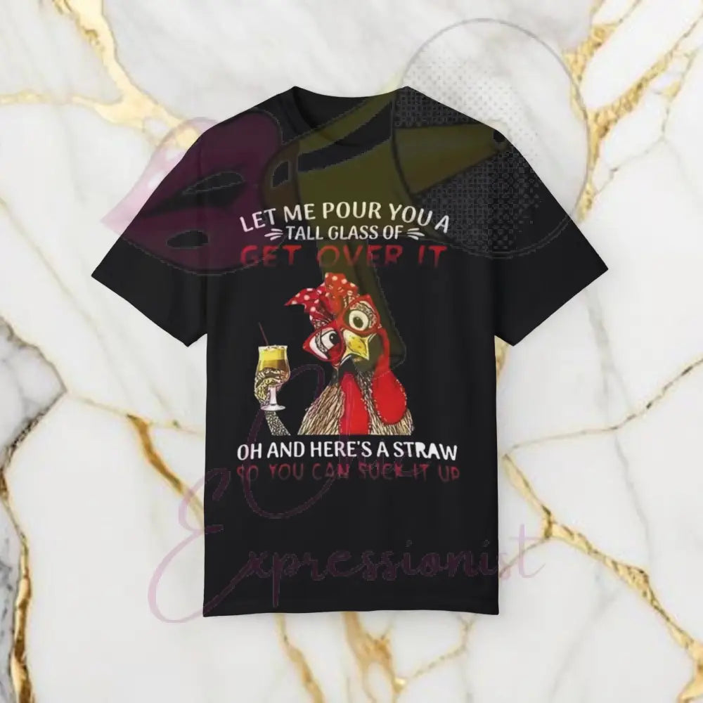 Unisex Get Over It T-Shirt Black / S T-Shirt