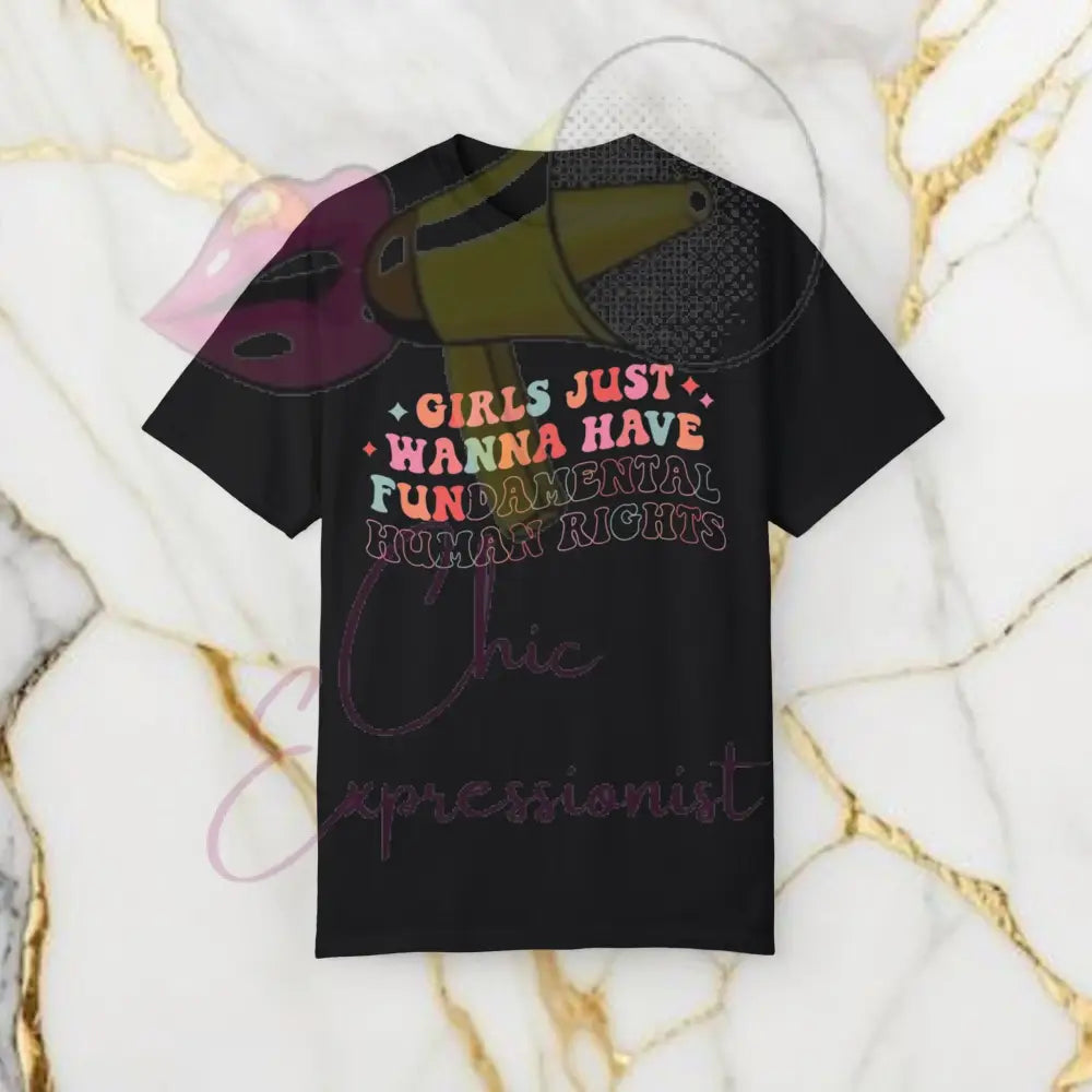 Girls Just Wanna Have Fun T-Shirt Black / S T-Shirt