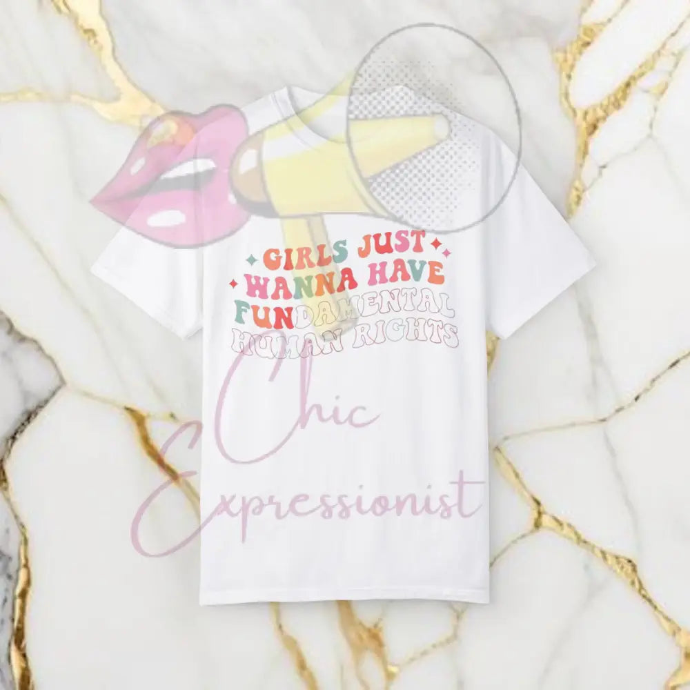 Girls Just Wanna Have Fun T-Shirt White / S T-Shirt