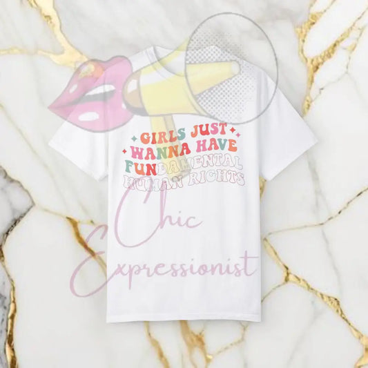 Girls Just Wanna Have Fun T-Shirt White / S T-Shirt
