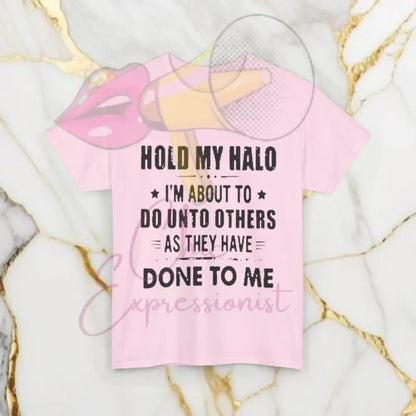 Hold My Halo T-Shirt Light Pink / S