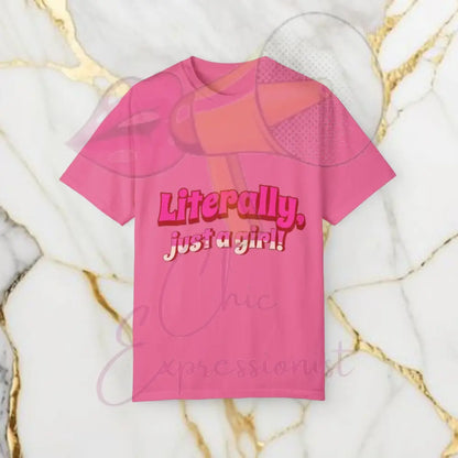 Literally Just A Girl Shirt Crunchberry / S T-Shirt