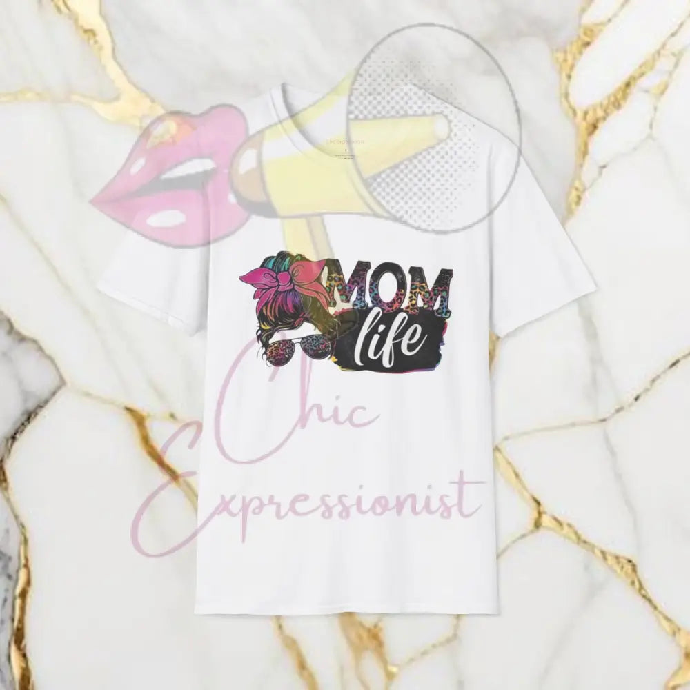 Mom Life T-Shirt White / Xs