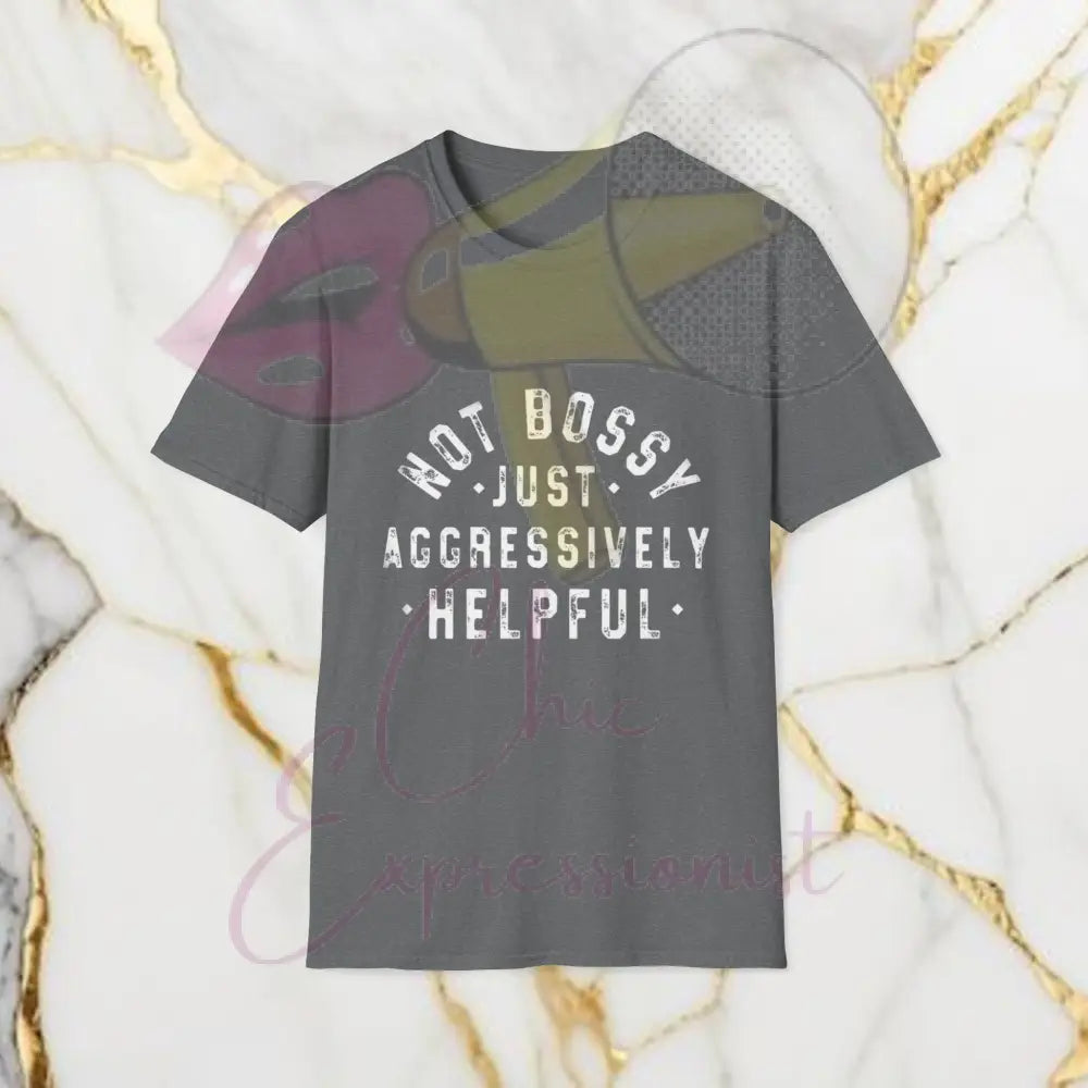 Not Bossy T-Shirt Graphite Heather / S