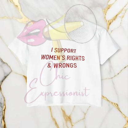 Women’s Rights Crop Top White / 2Xl T-Shirt